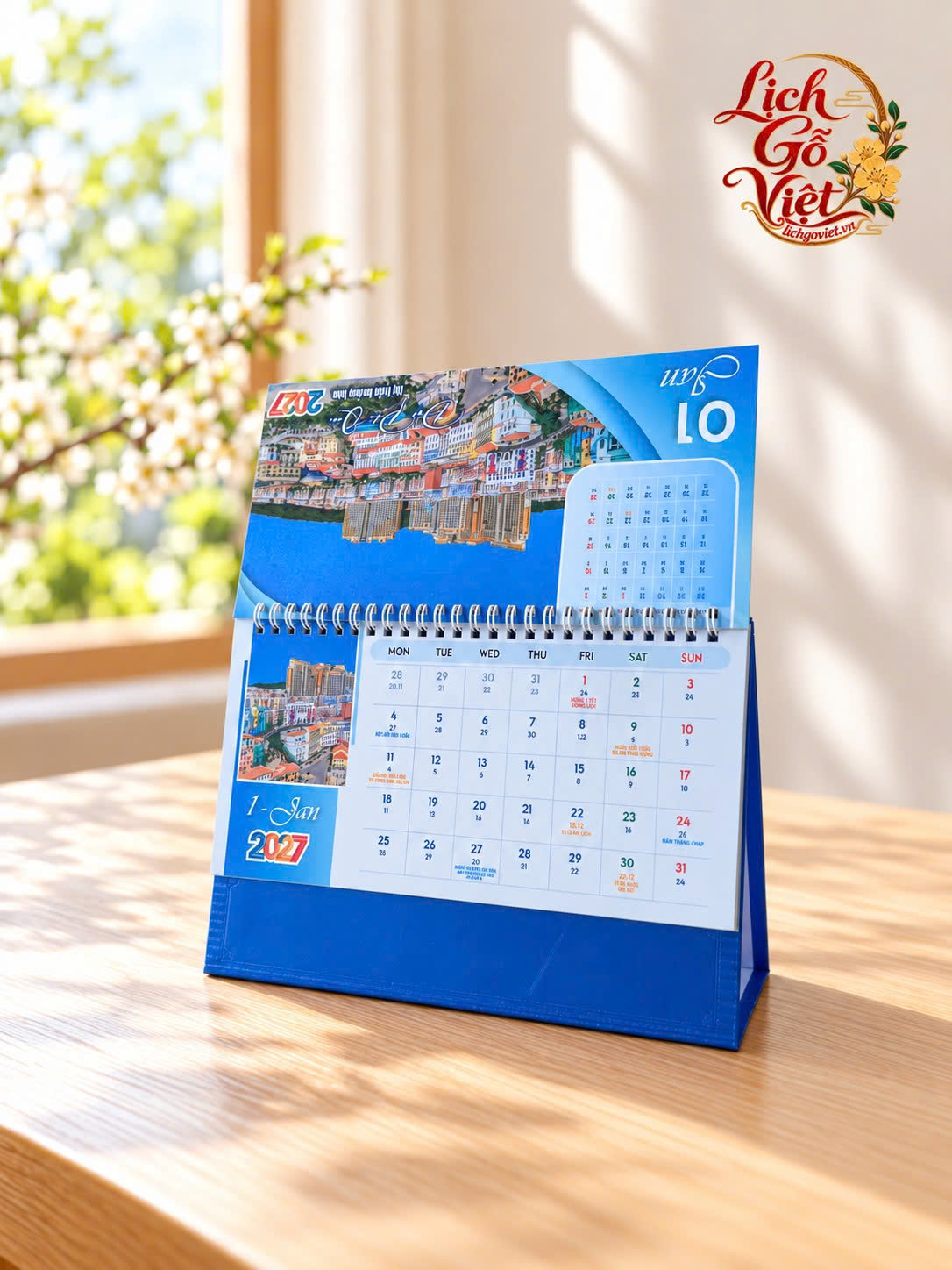 Lịch để bàn Chữ A 16 × 24 cm - Kim Tuyến