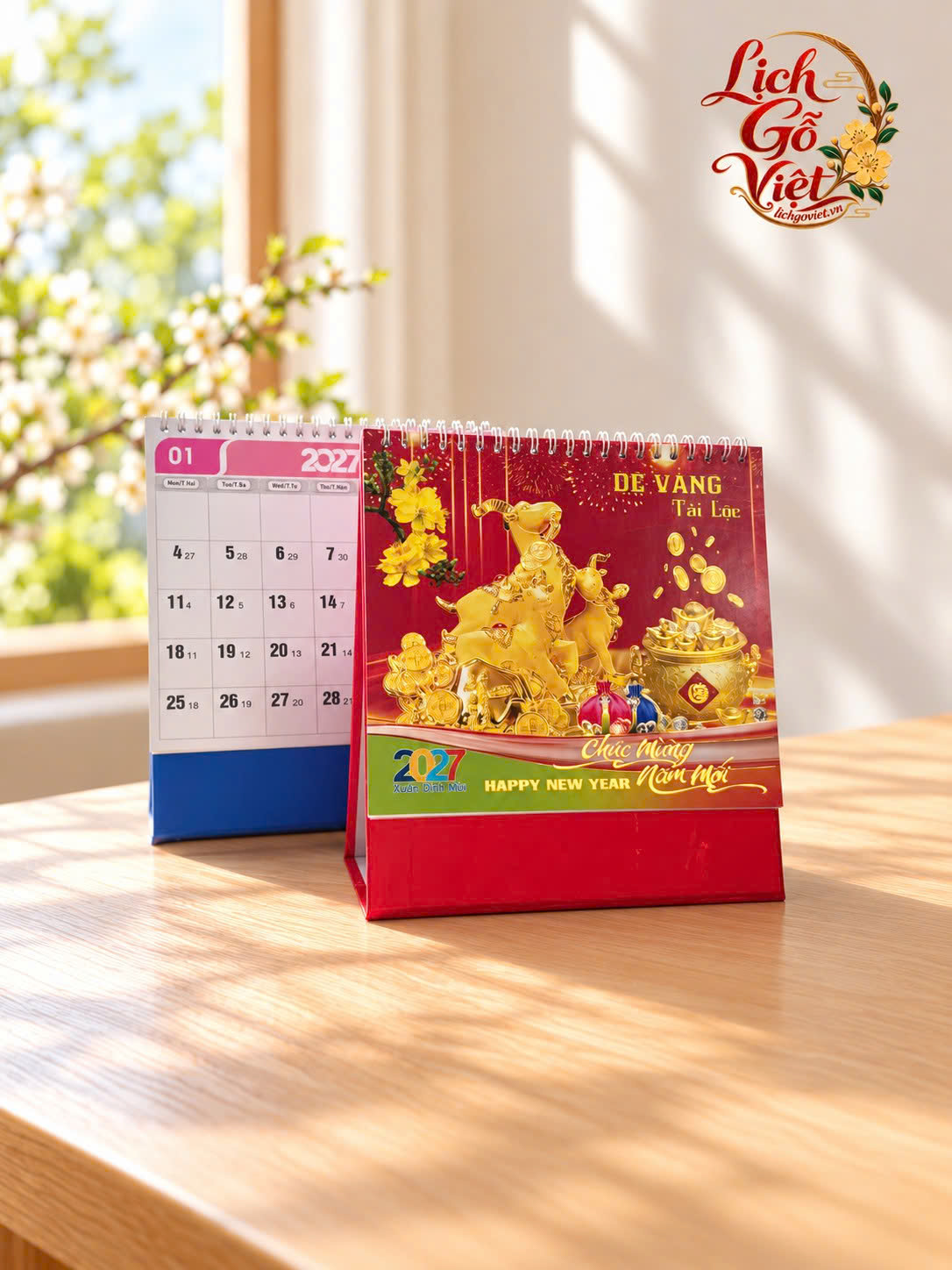 Lịch để bàn Chữ A 19 × 21 cm - Hai Bà Trưng