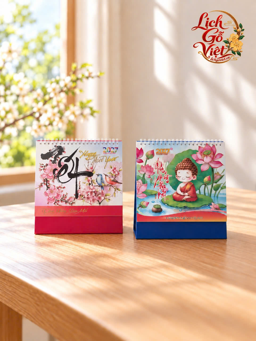 Lịch để bàn Chữ A 19 × 21 cm - Hai Bà Trưng